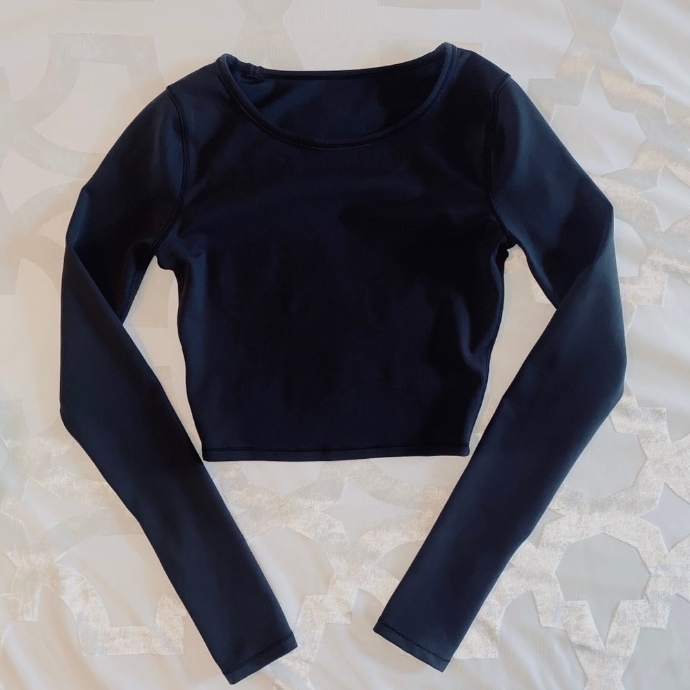 Lululemon Wunder Train Cropped Long Sleeve - Picture 6 of 7